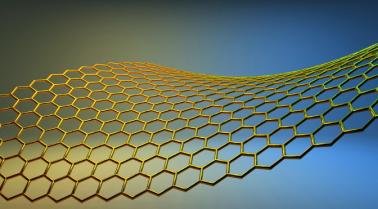 Graphene hexagonal lattice render